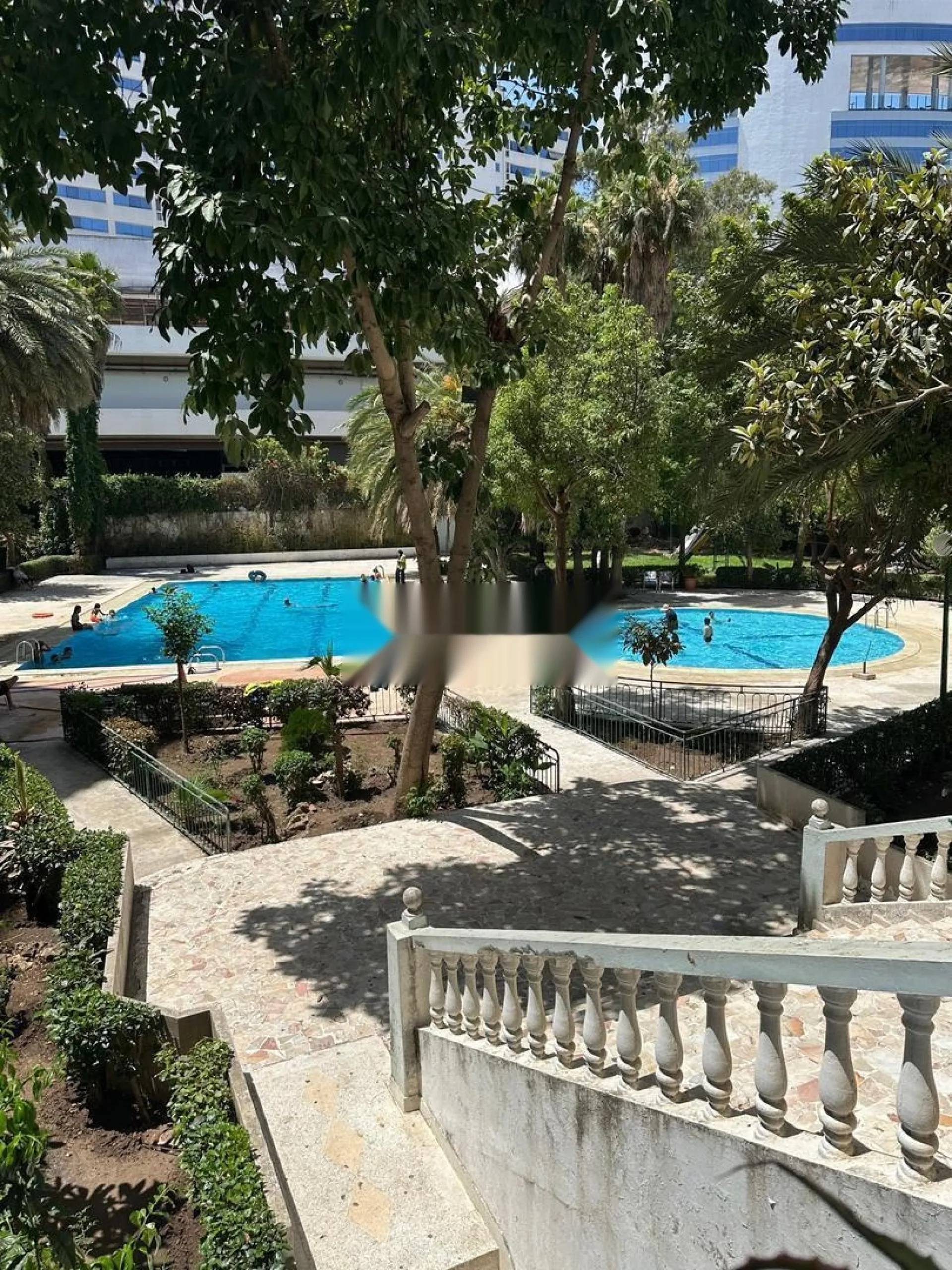 Appartement corniche de Tanger avec piscine