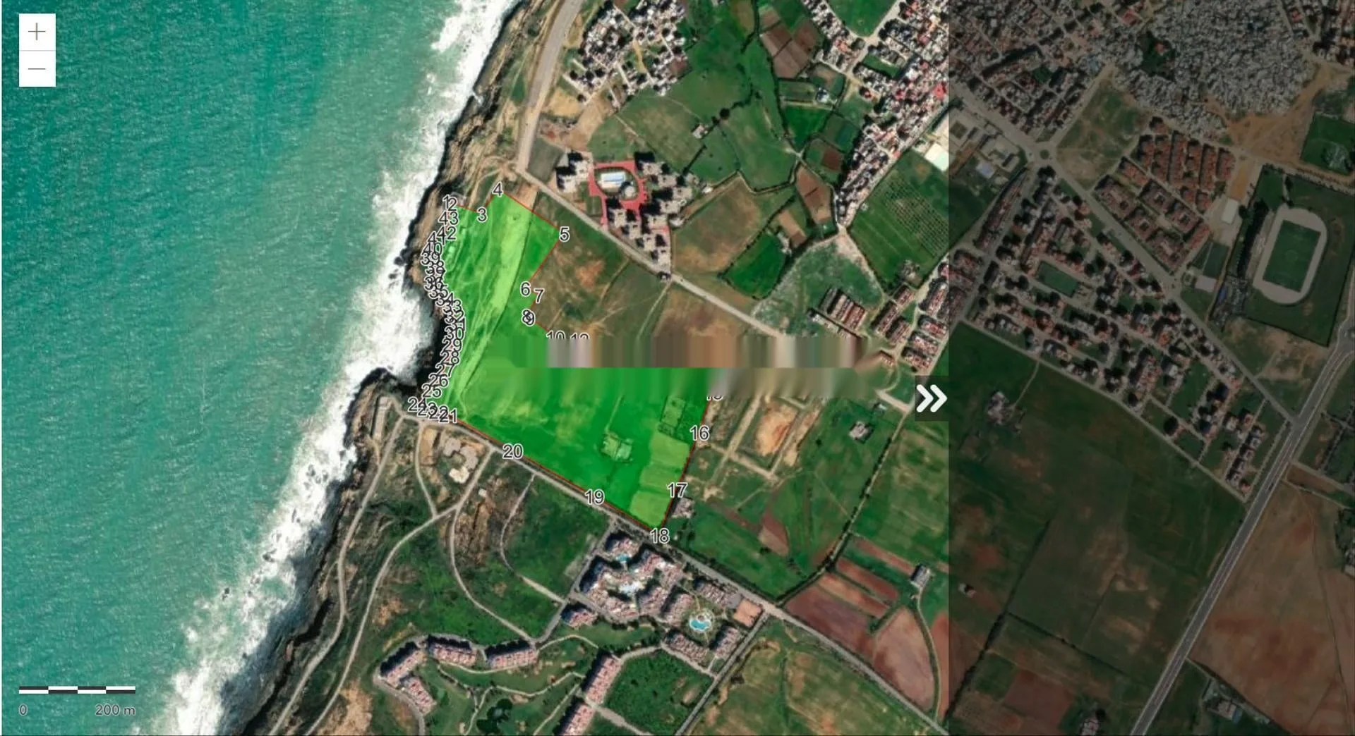 Terrain 13ha Touristique Vue Mer Asilah