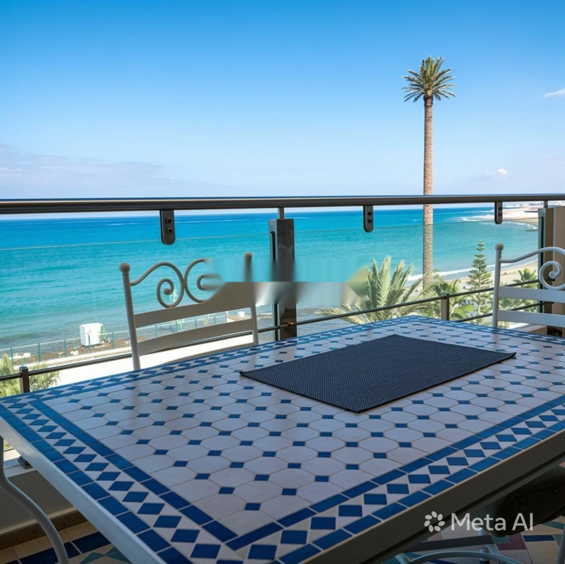 Appartement de luxe entièrement équipé avec vue sur mer