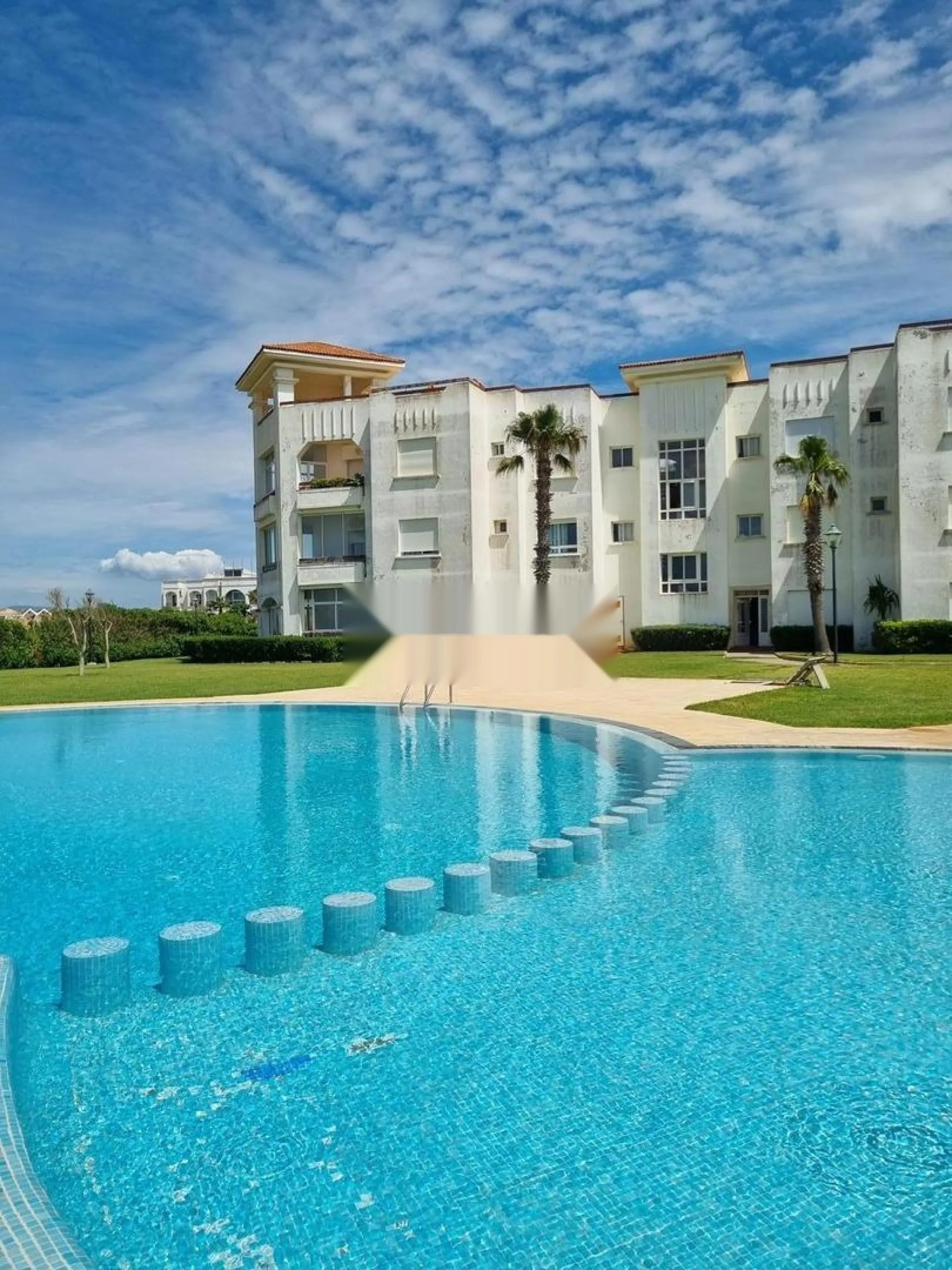 Appart dans résidence avec piscine et accès plage