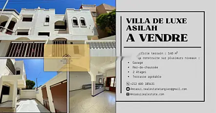 Villa de luxe titrée à vendre à Asilah