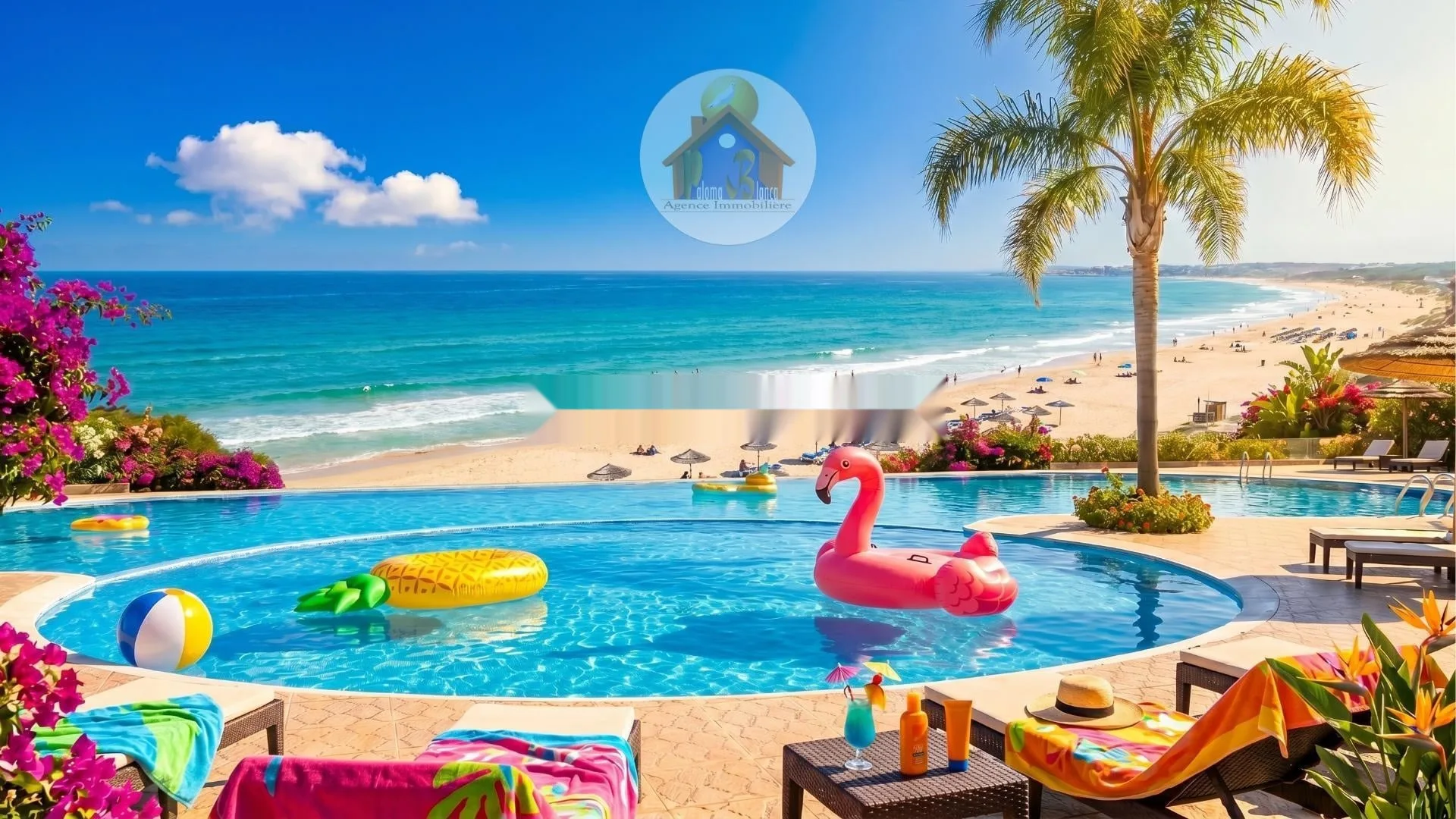☀ Vacances d'Été à Cabo Negro Vue Piscine