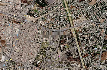 Terrain commercial 1069m² 2 façades sur Bd Qods