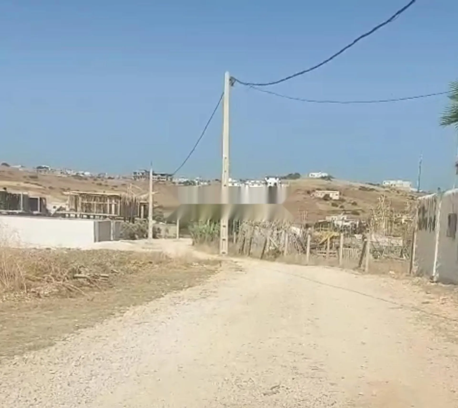 Terrain zone villa 824 m KANKOUCH Tanger à vendre