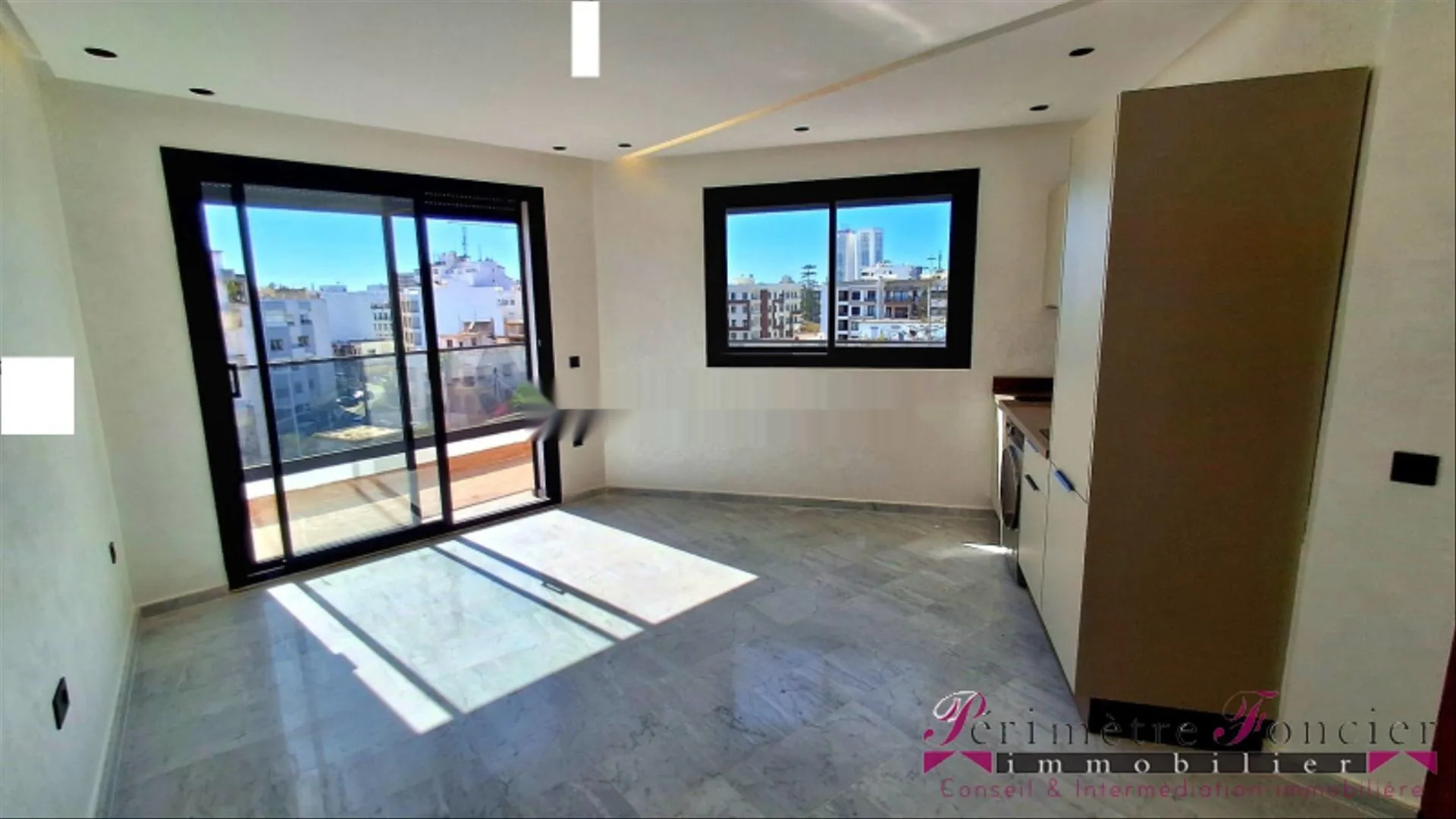 PALMIER JOLI STUDIO NEUF AVEC TERRASSE À VENDRE