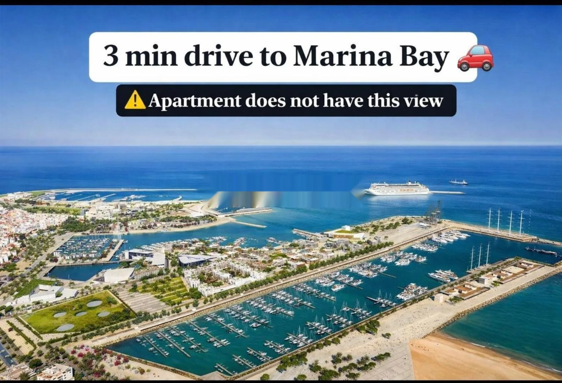 Appartement divisé en 2 studios à 2 min de Marina