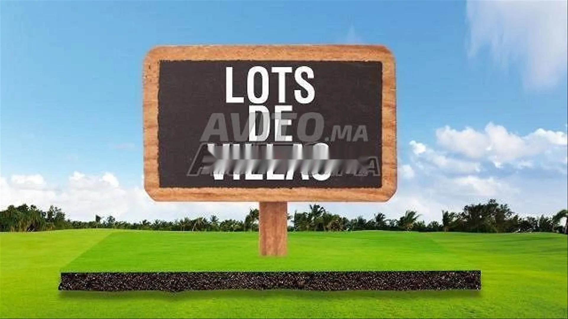 LOTS DE VILLAS DE 343 A 553 M² A SALA AL JADIDA
