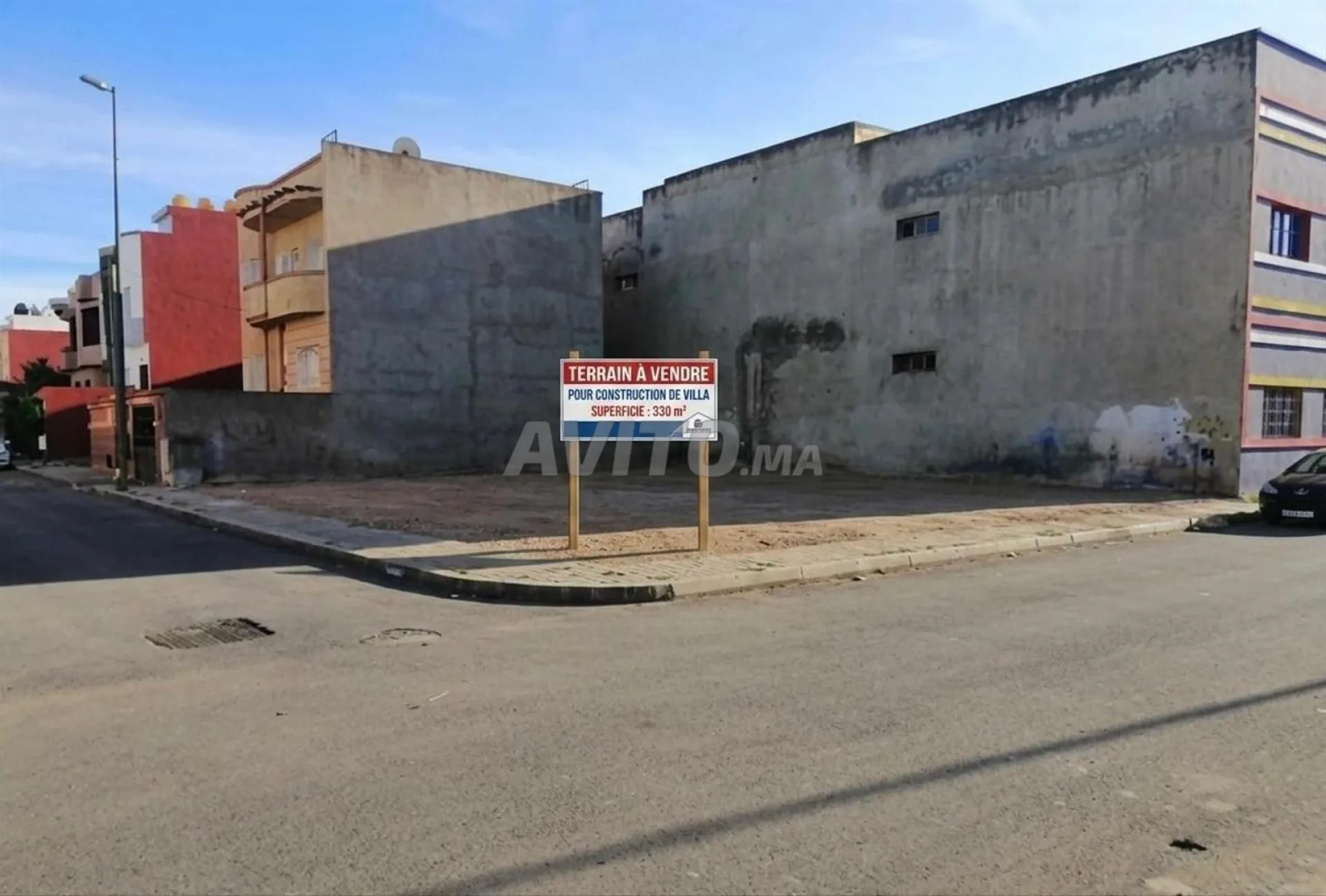 Terrain d'Exception 330 m² pour Villa Mohammedia