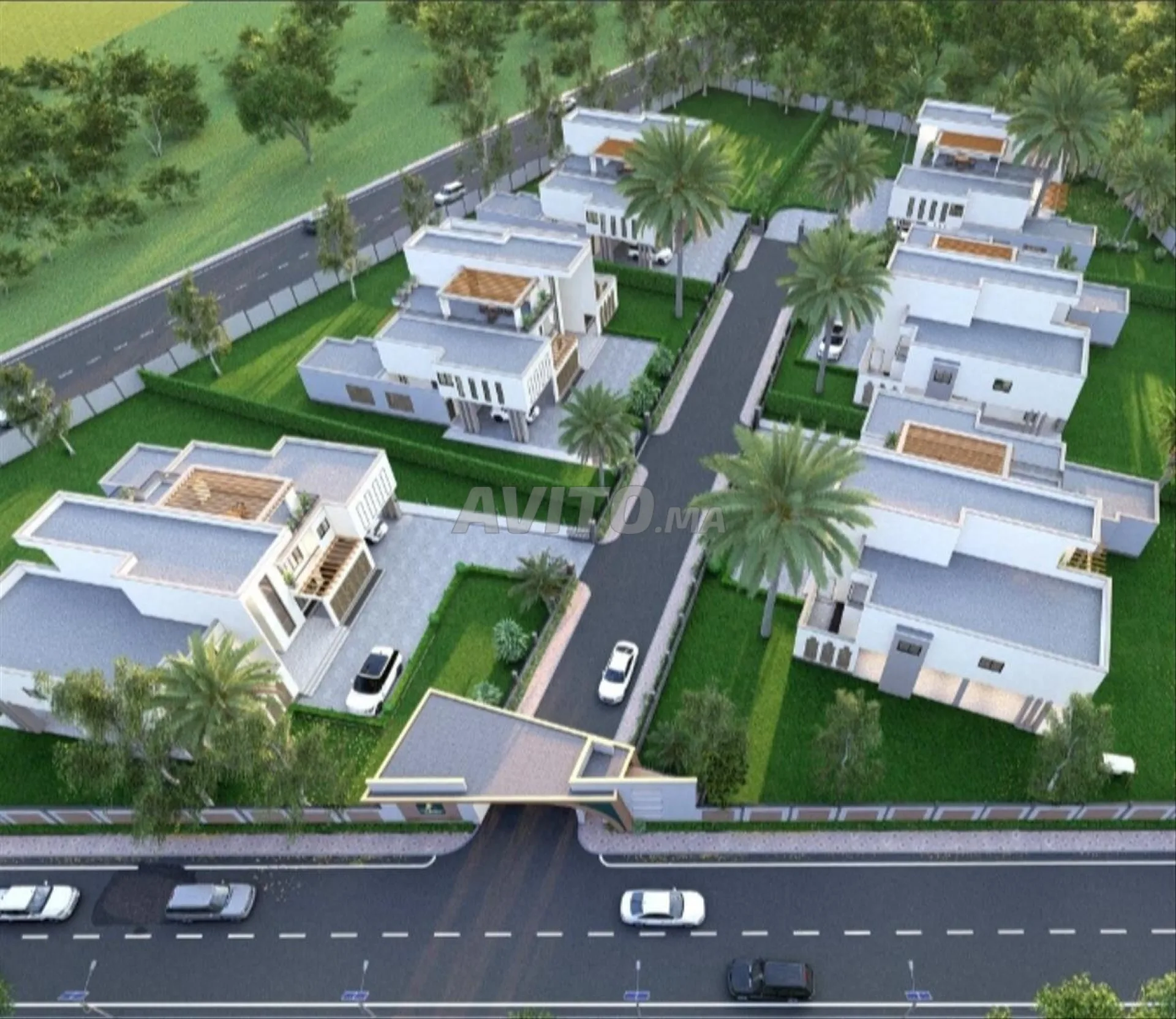 Terrain pour 6 villas ELMENZEH