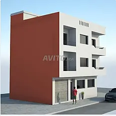 Terrain équipé titré 80m2 sur plage de Sidi Ifni
