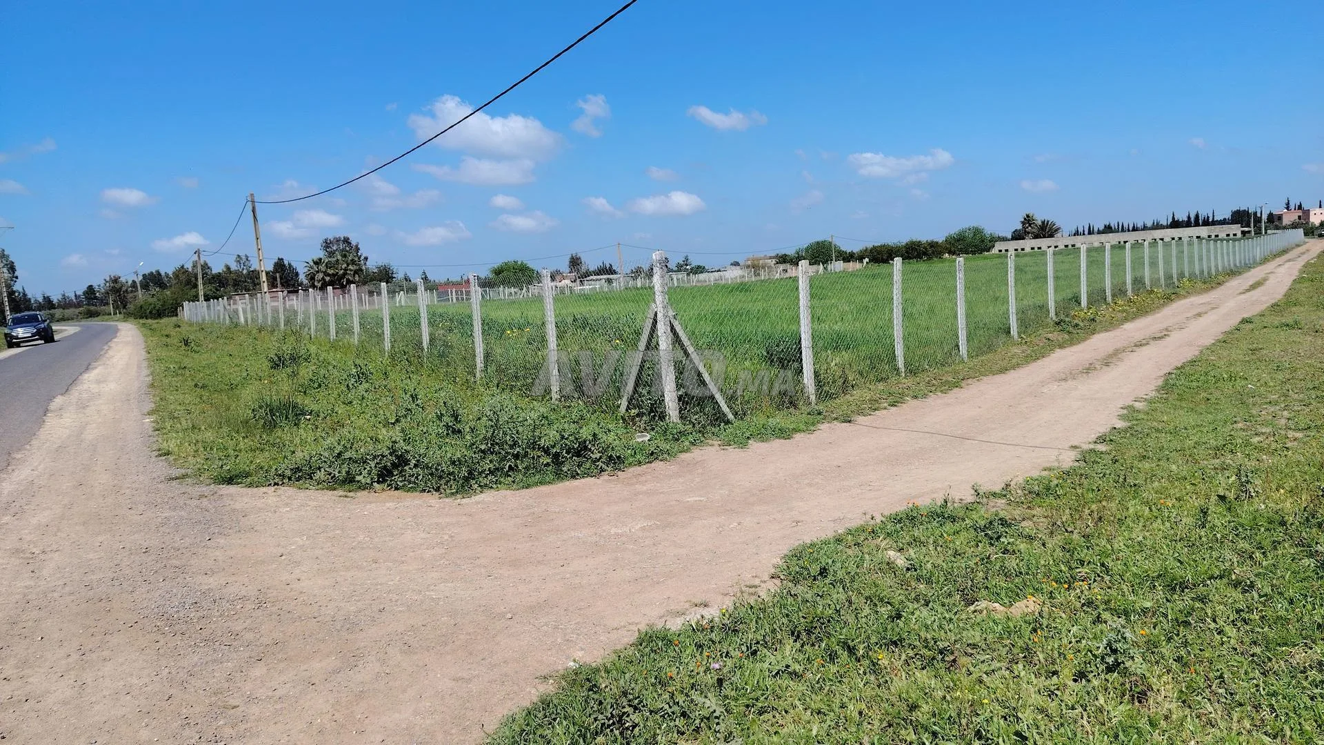 1ha - Écurie 240 m²- Accès Goudronné-8 km de Benslimane