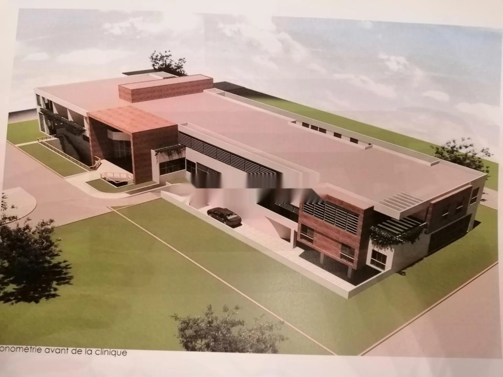 Terrain à vendre de 2828m² autorisé pour clinique