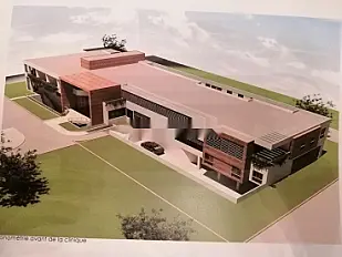 Terrain à vendre de 2828m² autorisé pour clinique