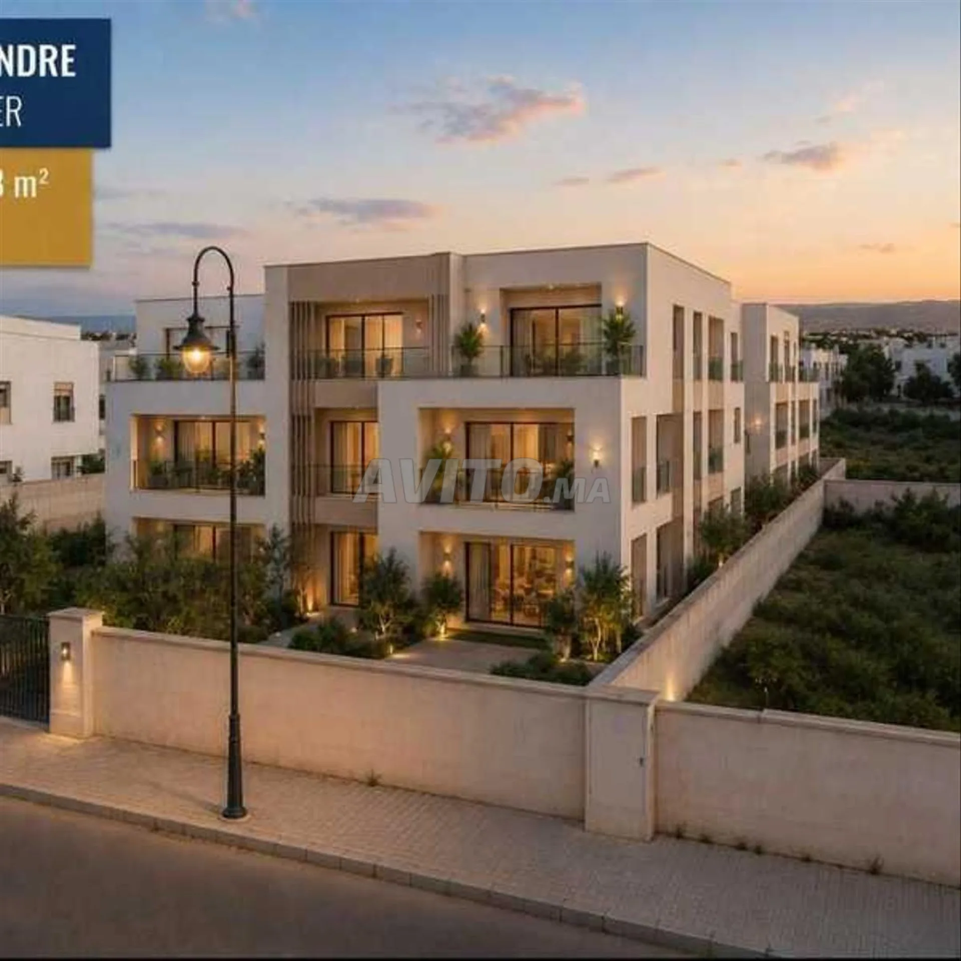 81857-Vente Terrain à Fès Ain Amiyer de 1018 m²