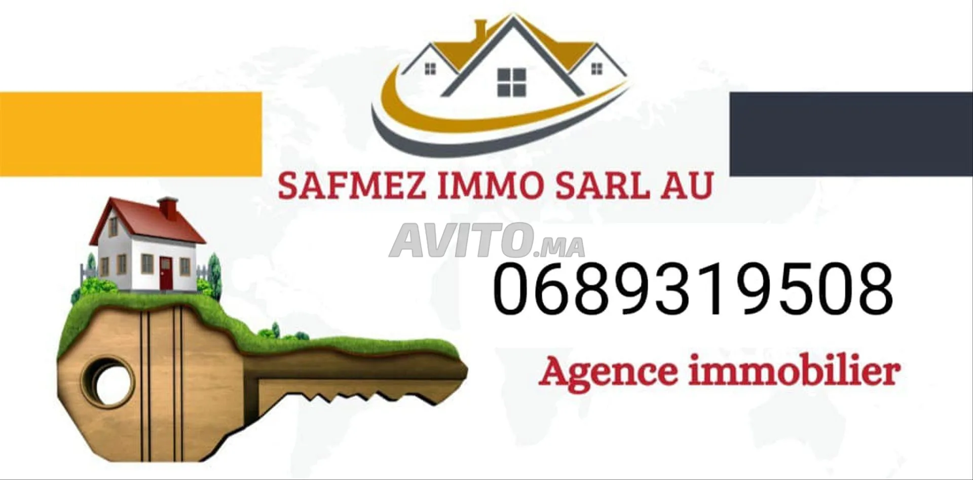 Appartement meublé à louer mensuellement