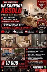 RDC villa meublé avec cour à Assif