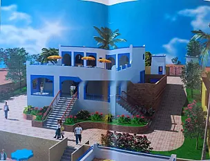 Terrain titré de projet de Maison d'hôte autorisé