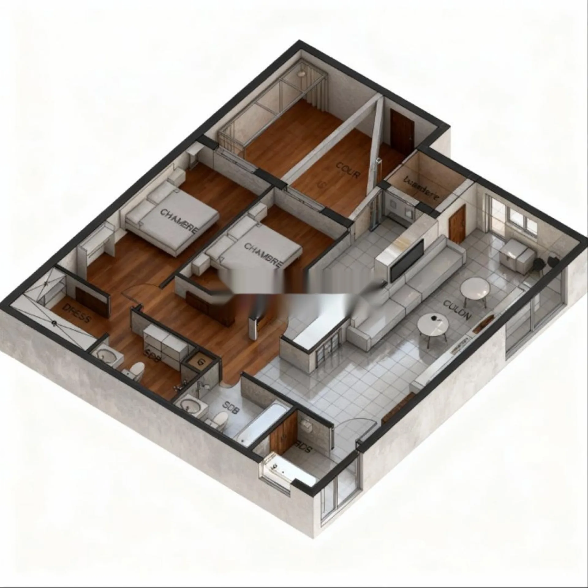 Appartement à vendre 70 m²
