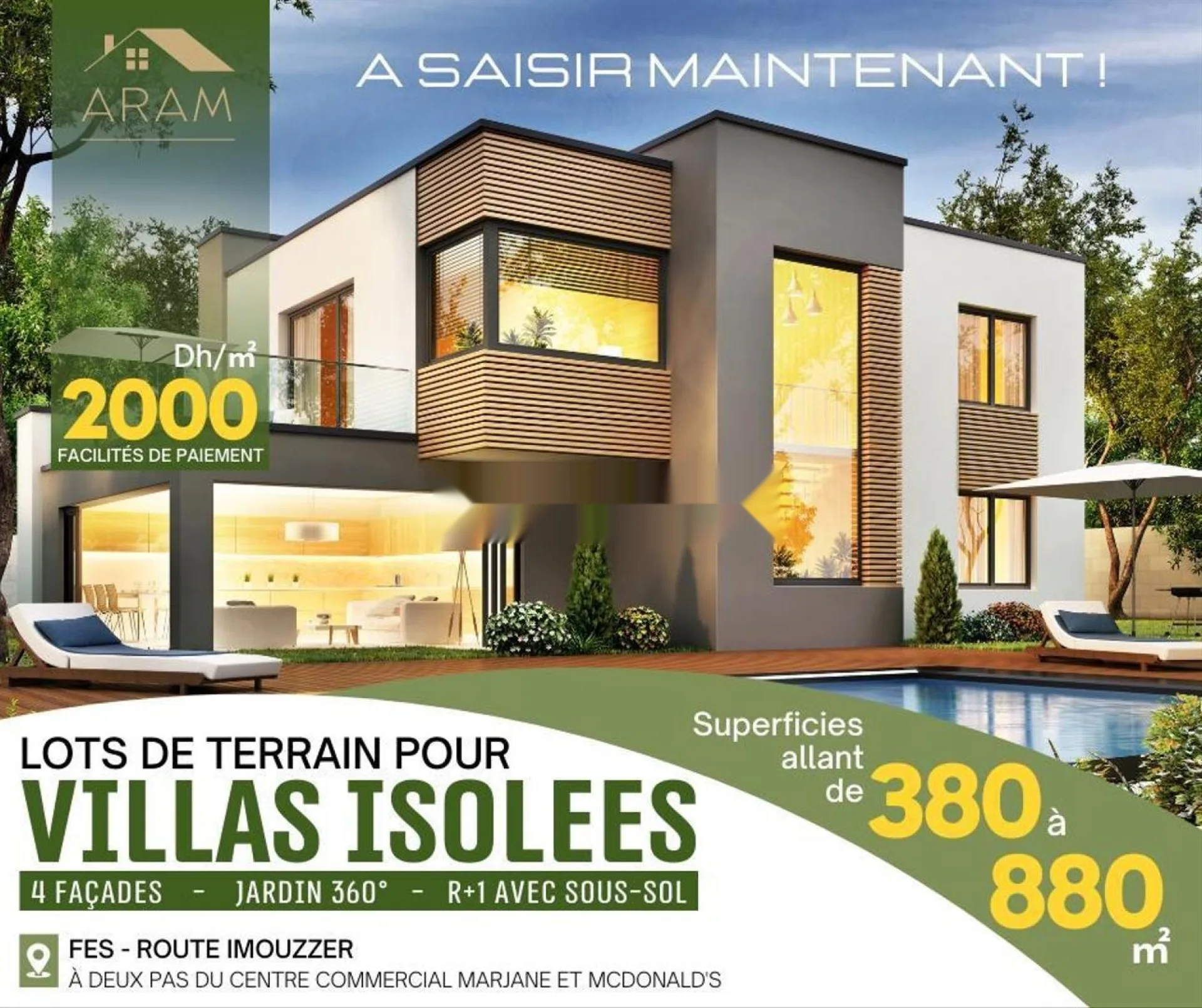 Lots De Terrain Pour VILLAS Isolées