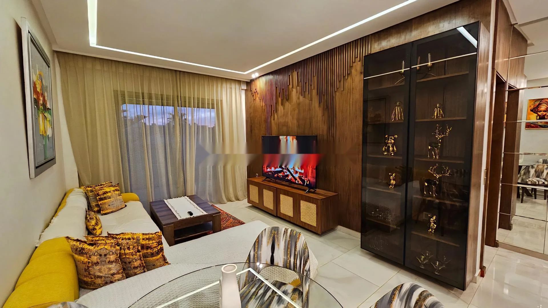 شقة فاخرة في سكن محروس بالقرب من البحر