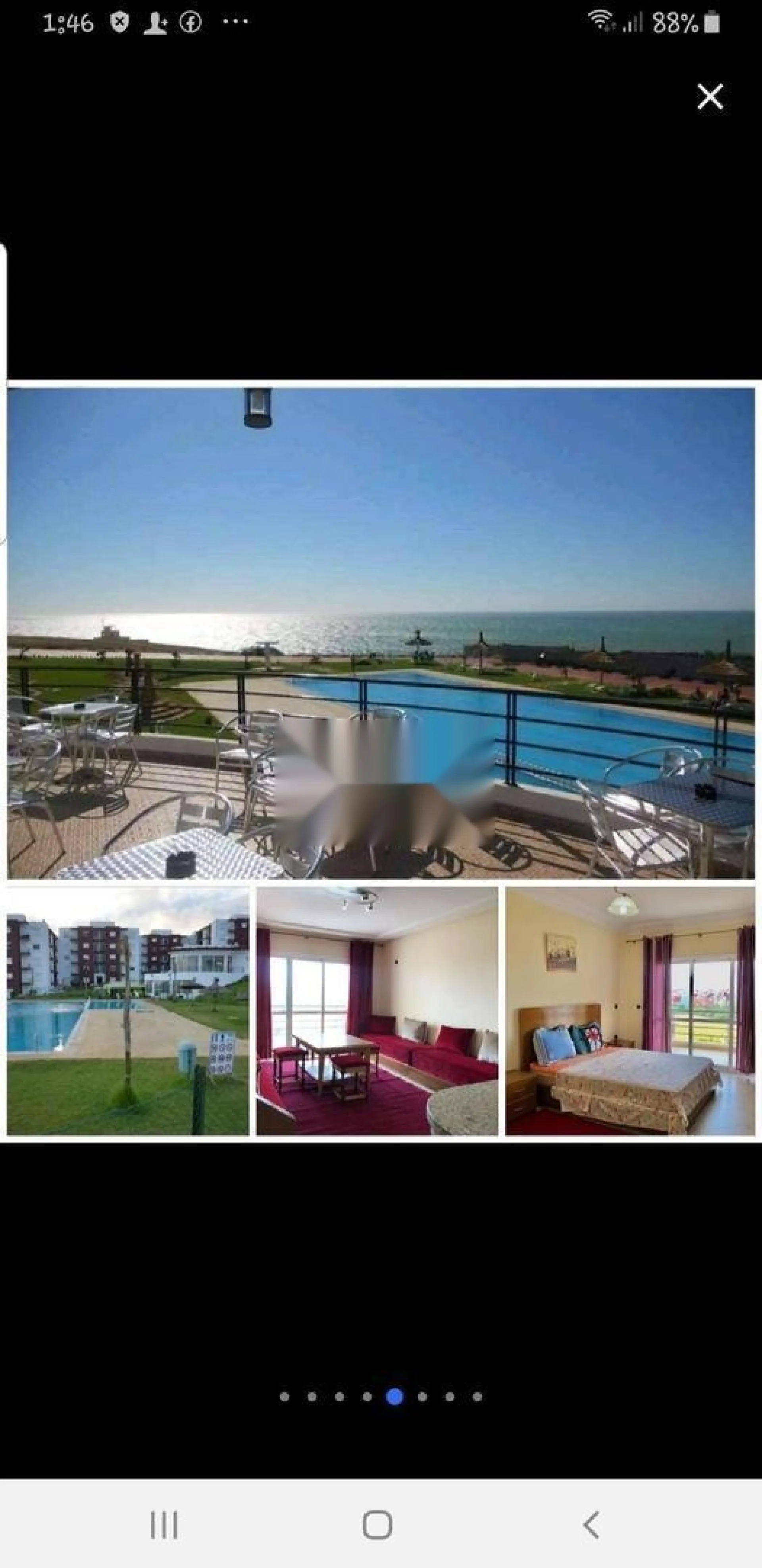 Résidence avec piscine vue mer
