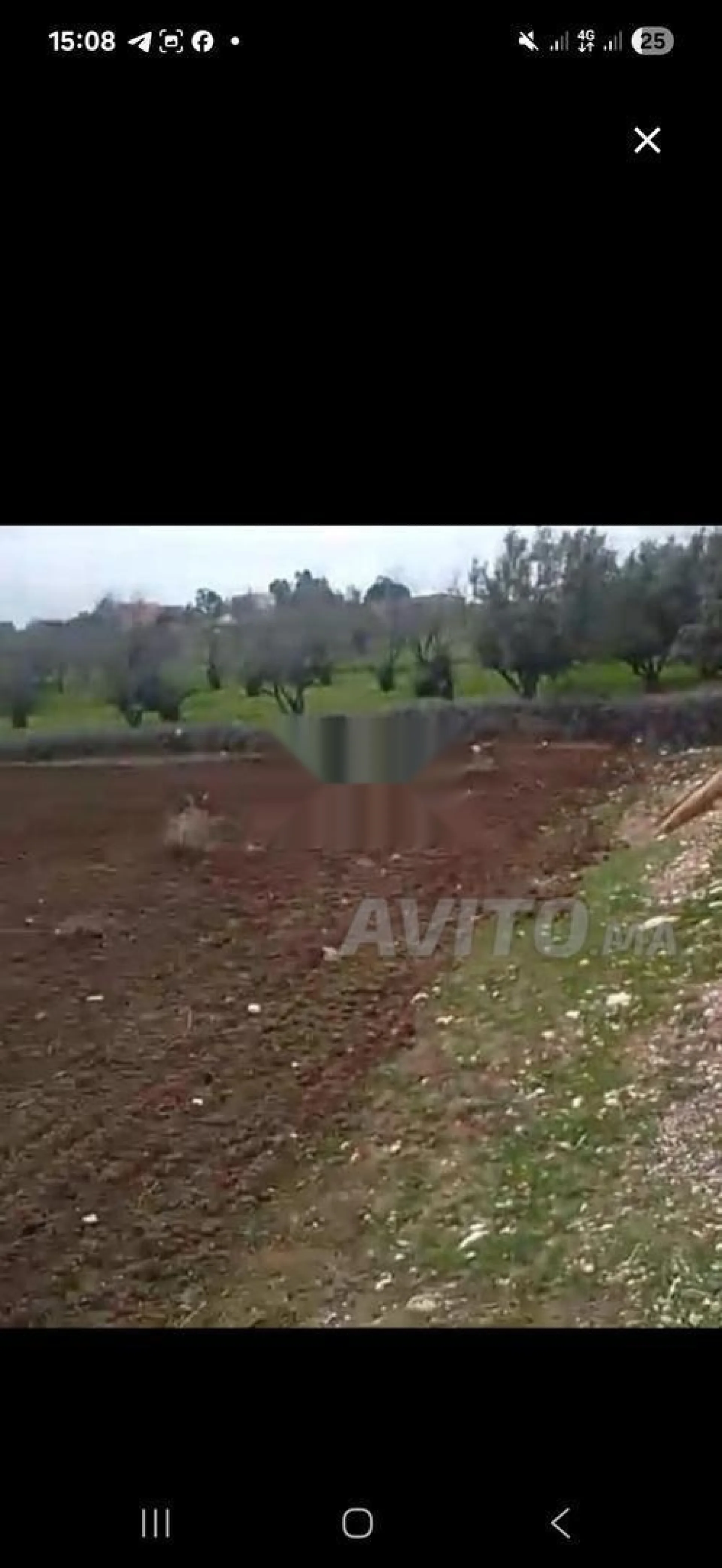 Un terrain sur la route Meskala Lkrimat