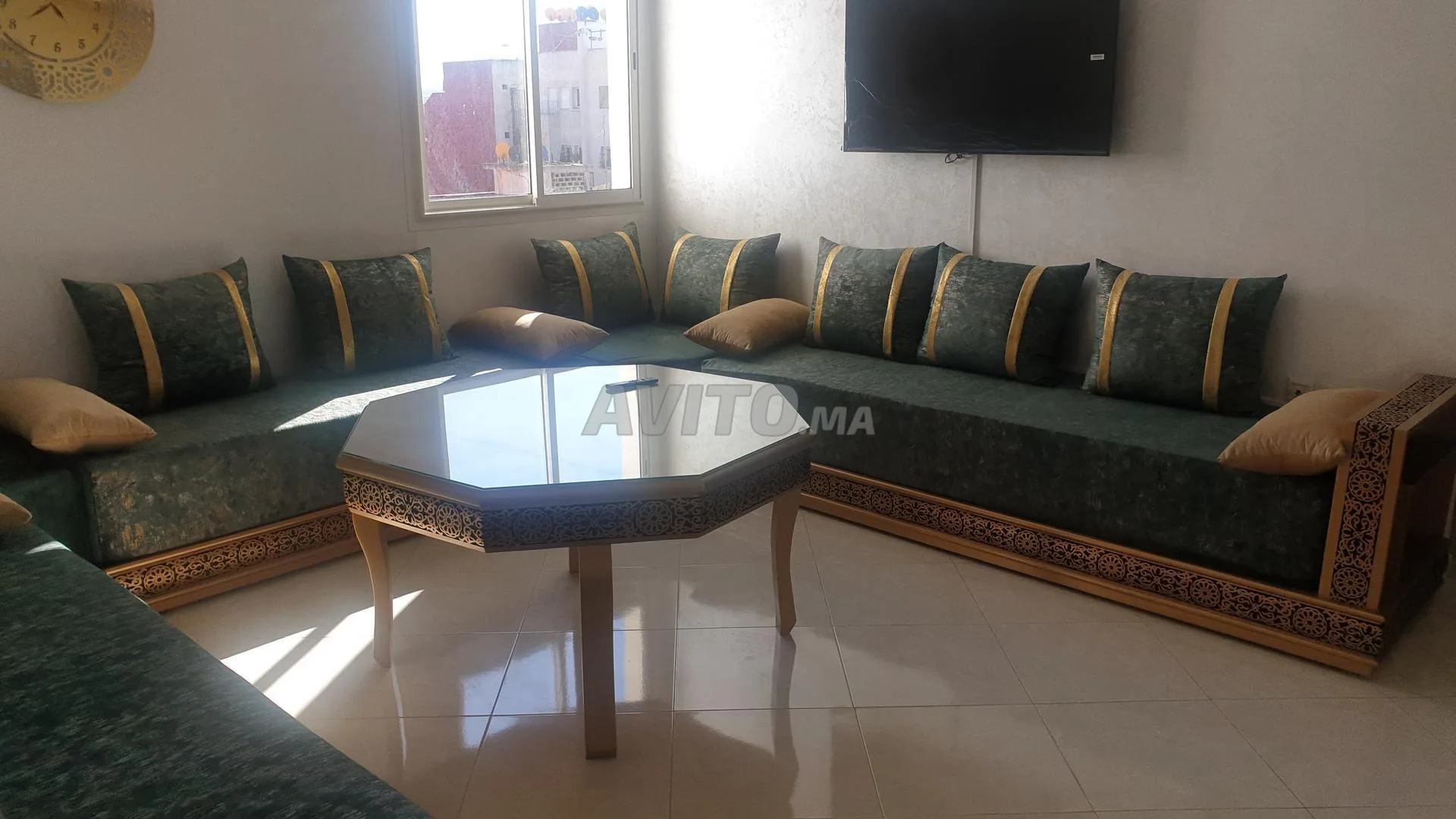 Appartement meublé 2 chambres salon Kbibat Rabat