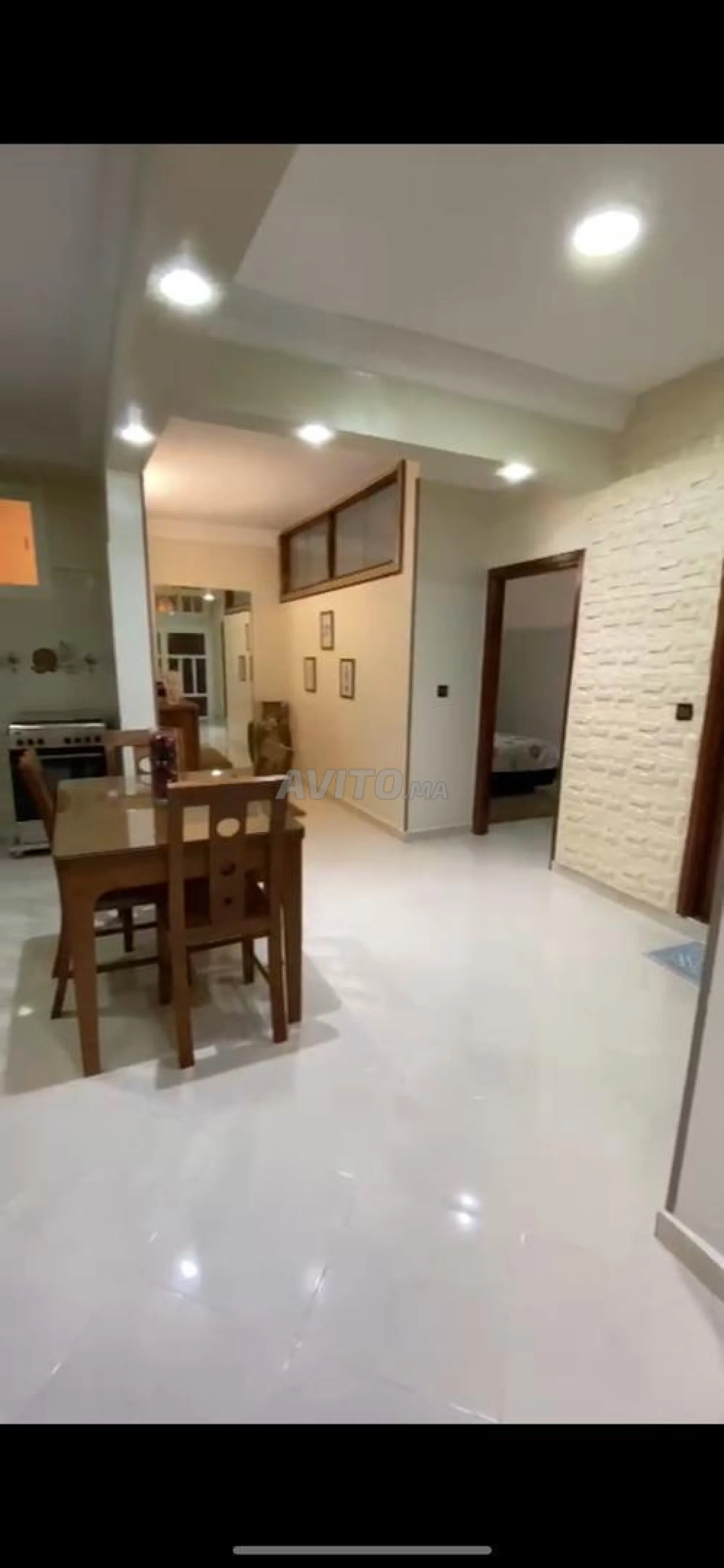 Appartement meublé 80M
