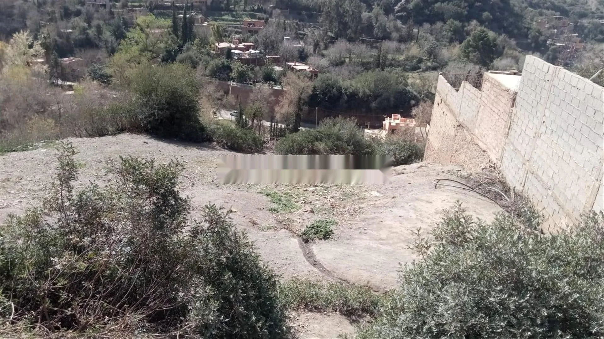 Terrain constructible 535 m² ourika Marrakech
