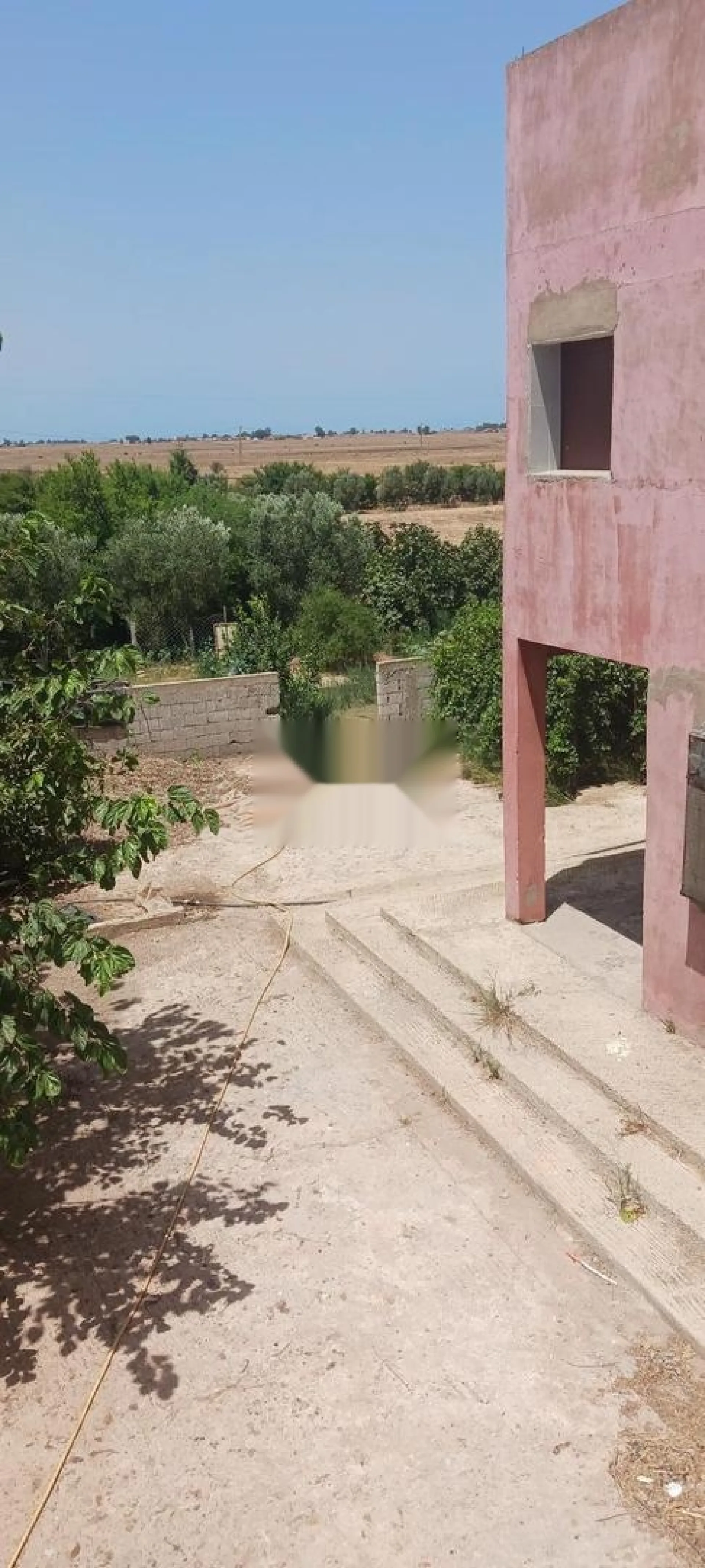 منزل مع أرض فلاحية كبيرة