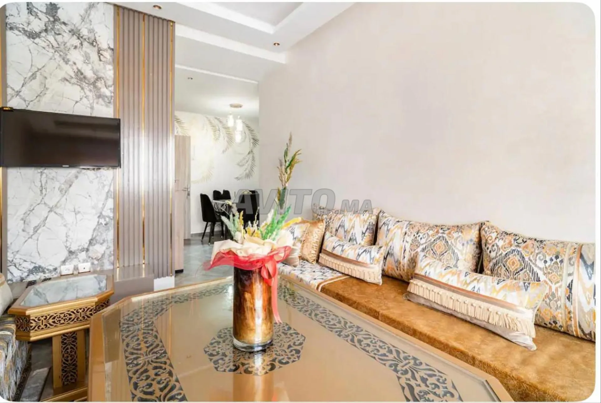 Excellent appartement meublé à louer quartier Jnane Tissir