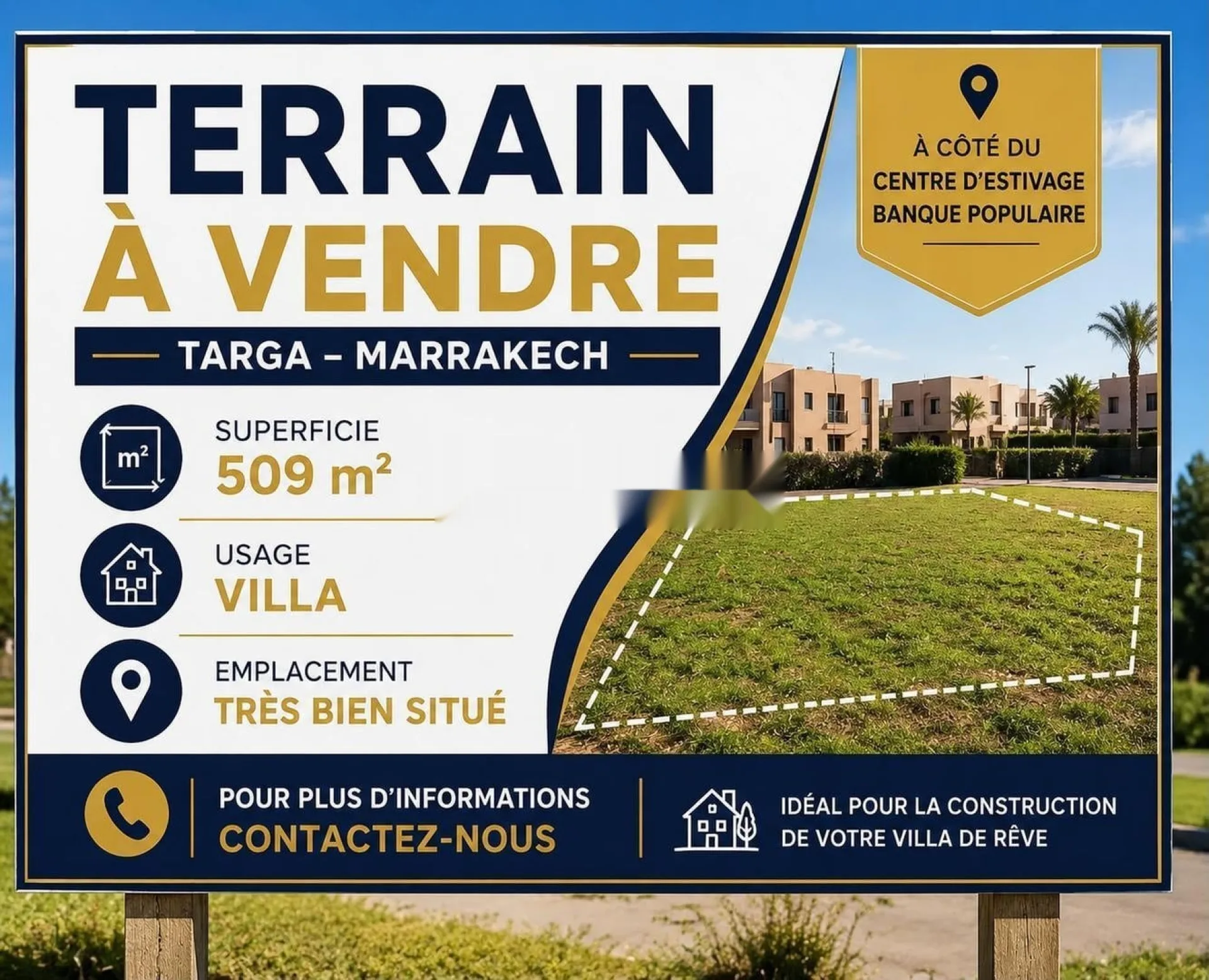 terrain à vendre