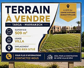 terrain à vendre