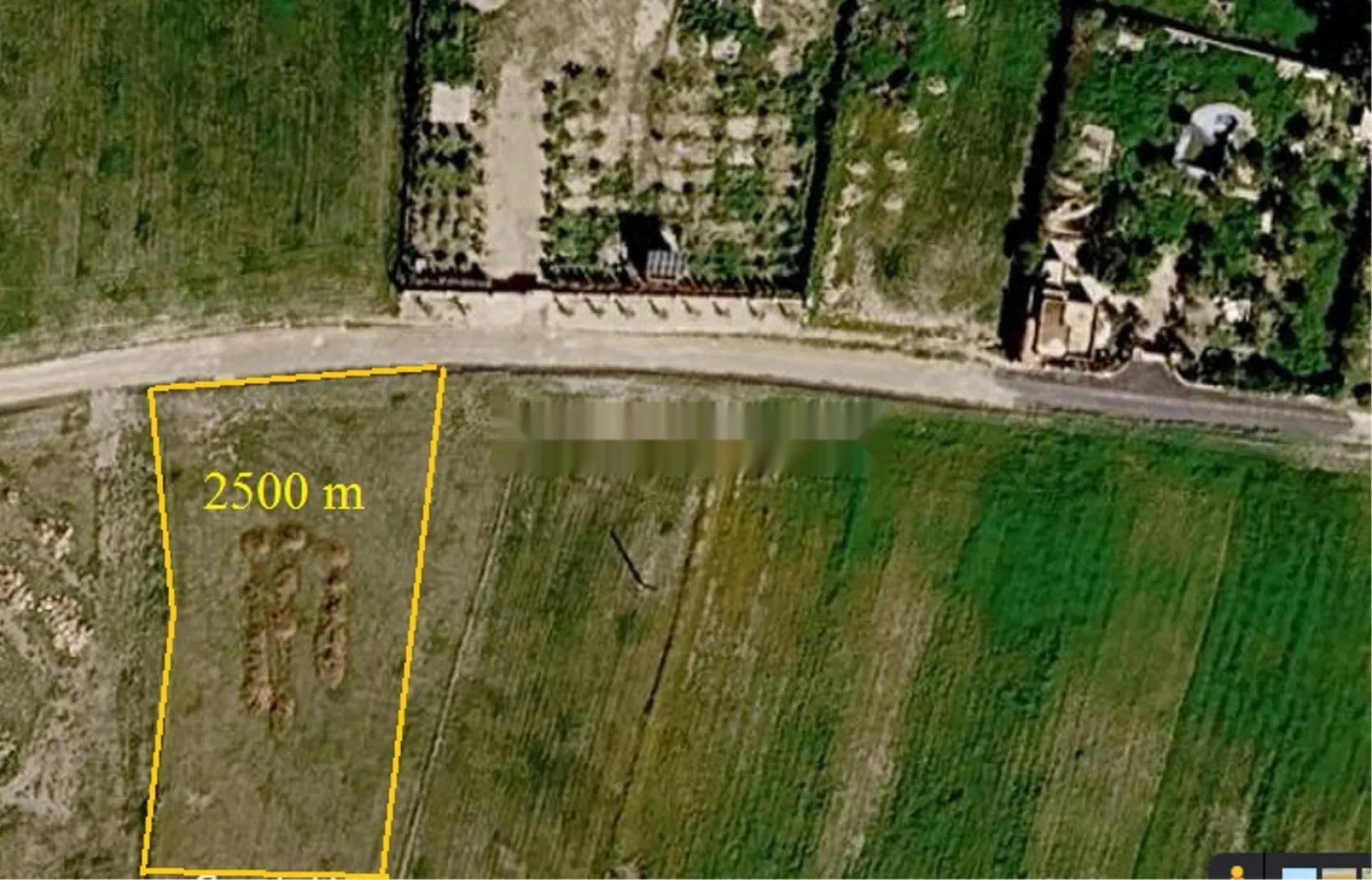 À vendre terrain 2500 m