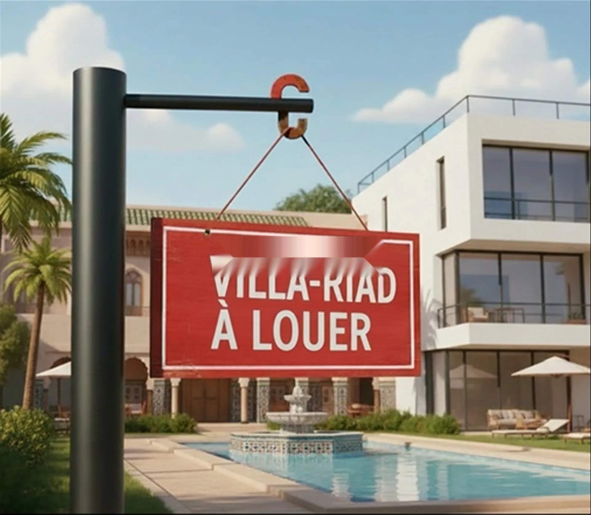 Villa 130 m2 à louer, Bni Makada