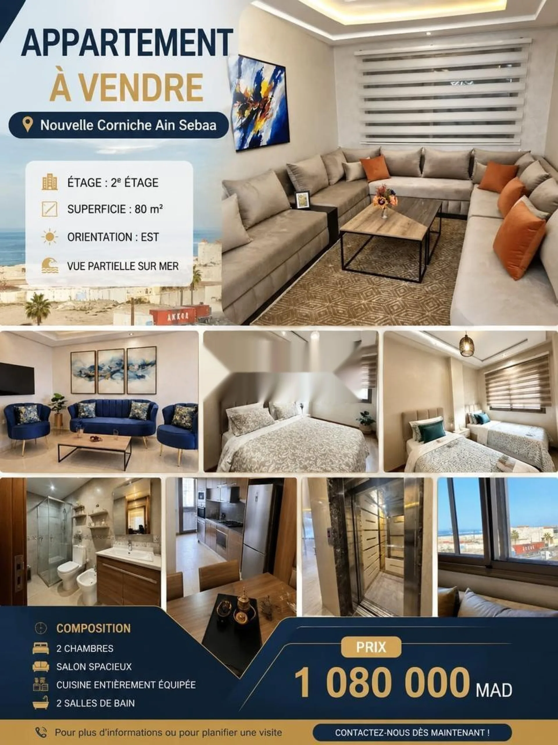 Appartement à Ain Sebaa