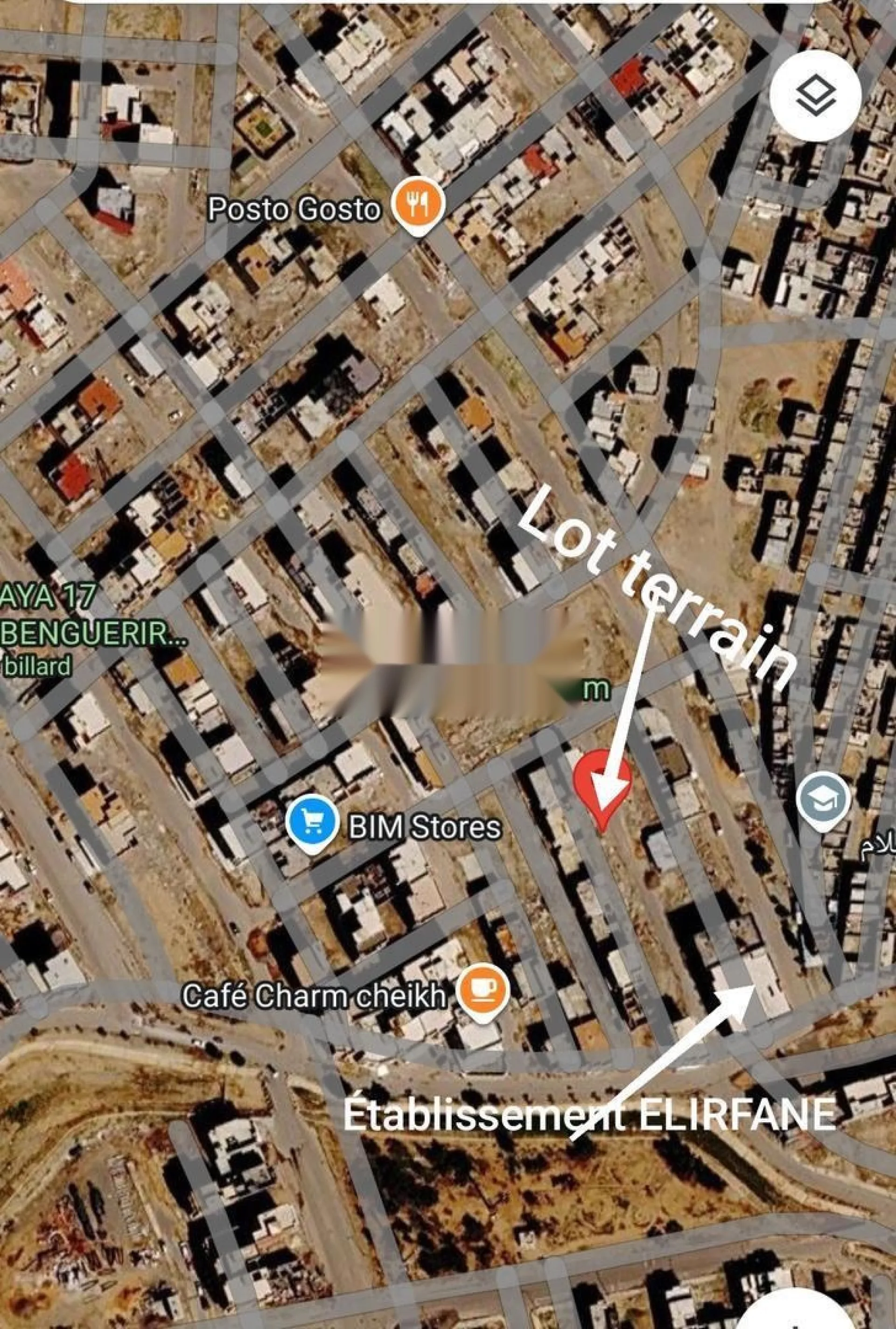 Lot de terrain commercial à vendre à Benguerir