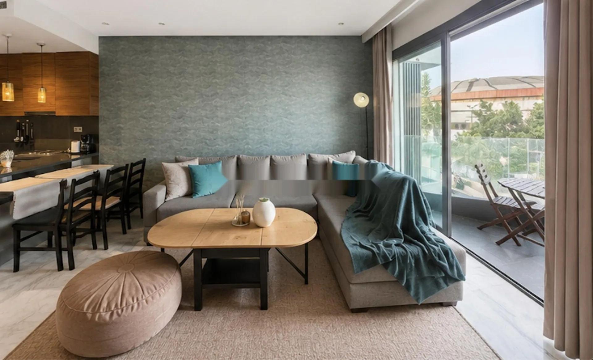 Studio neuf meublé à louer 54m² Maârif Extension