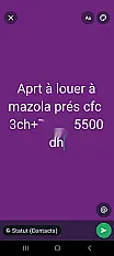 Appartement à louer à Mazola Oulfa près CFC