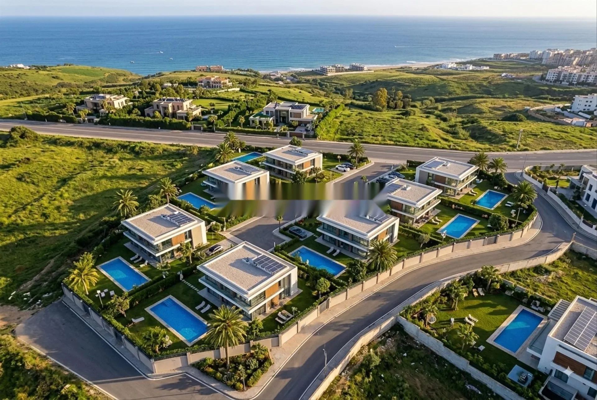 Terrain pour projet autorisé de 7 villas de luxe, Jbel Kebir