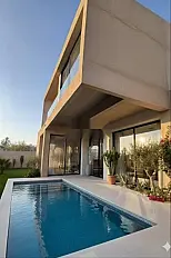 Villa 4 suites 247 m2. Terrain 589 m2. Piscine