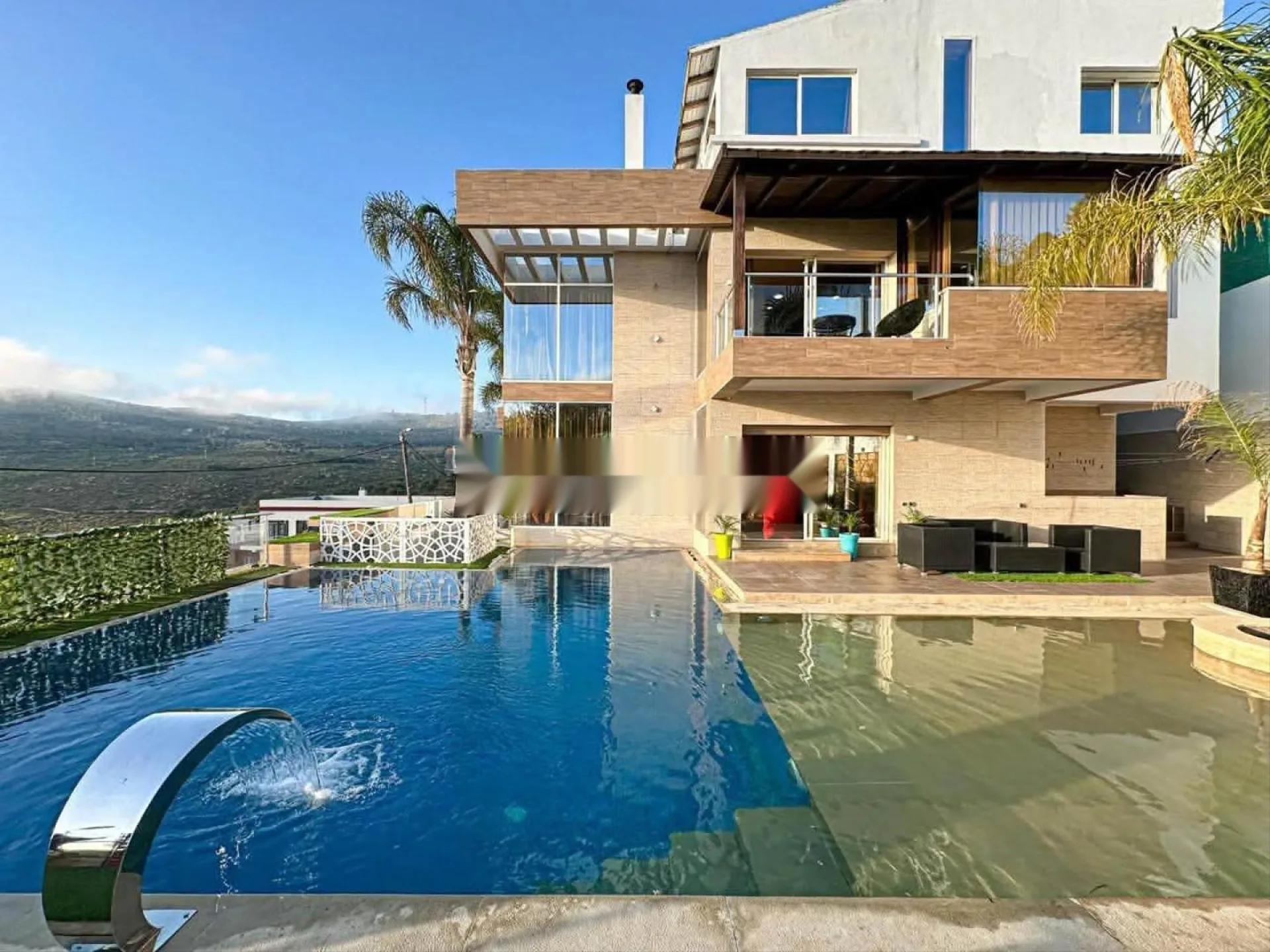 Villa 5ch meublée plage bouznika kasbah