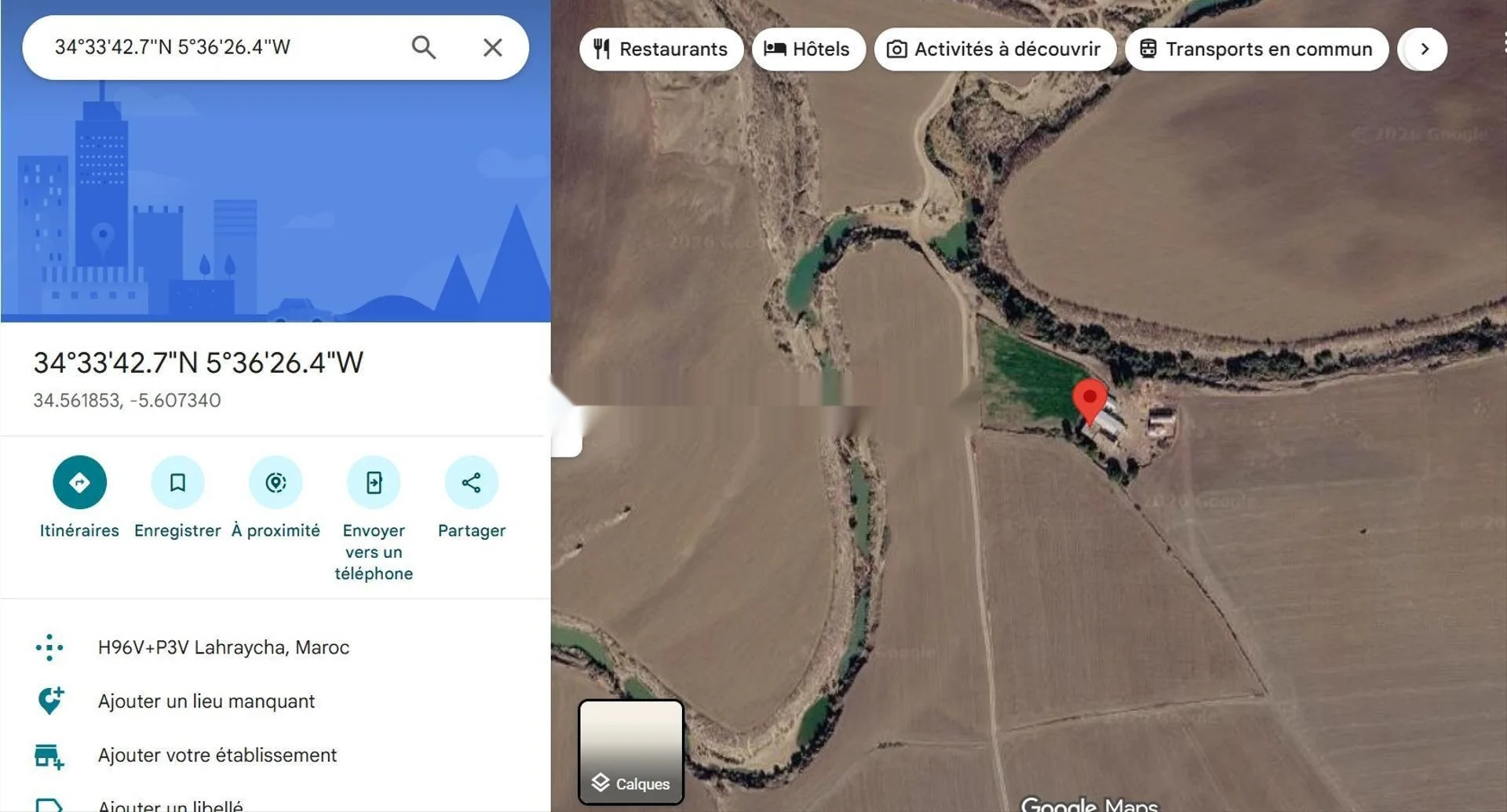 EXPLOITATION AGRICOLE DE 18 HECTARES (LAHRAYCHA)