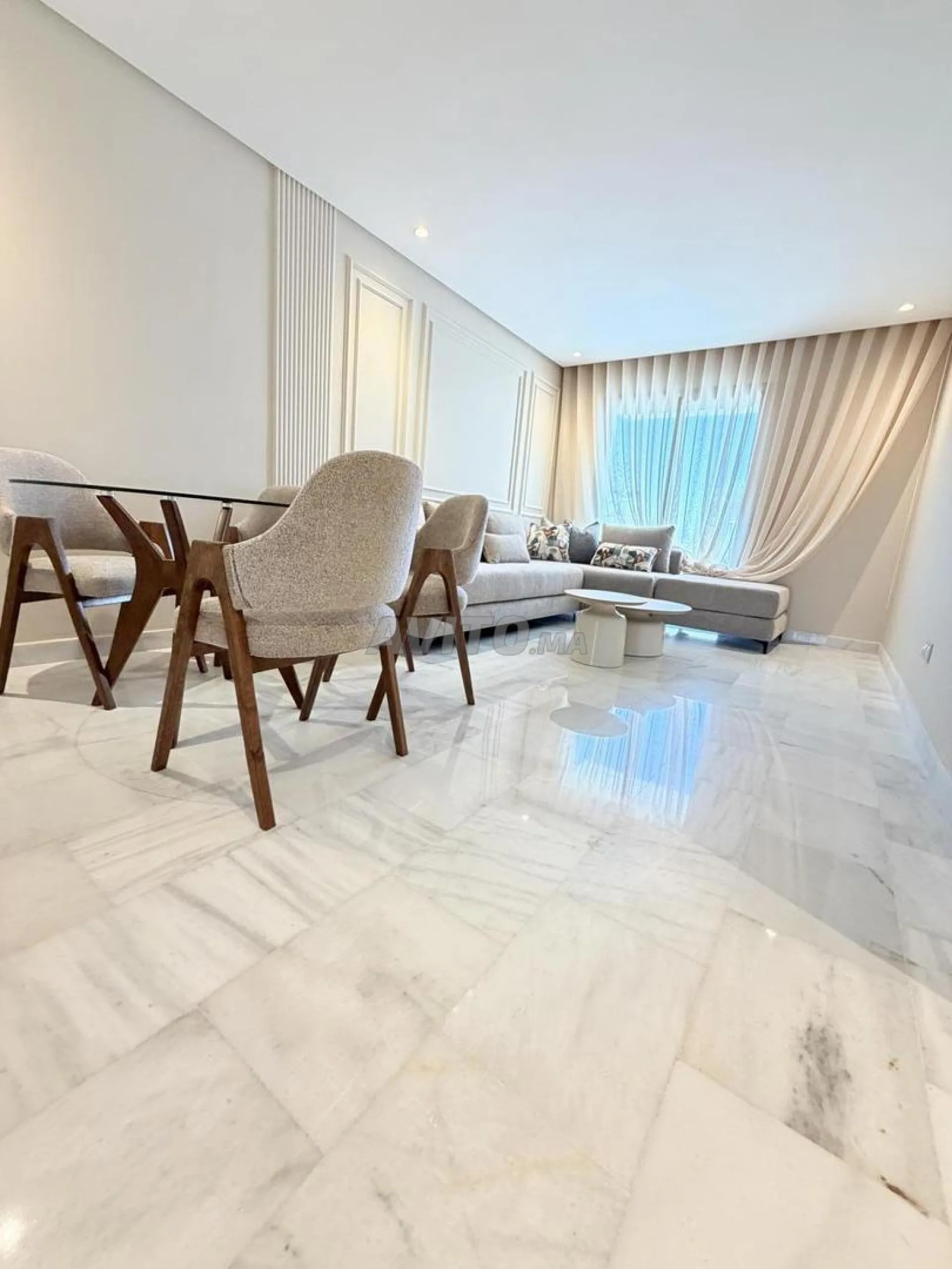 Appartement meublé neuf à louer 77 m²