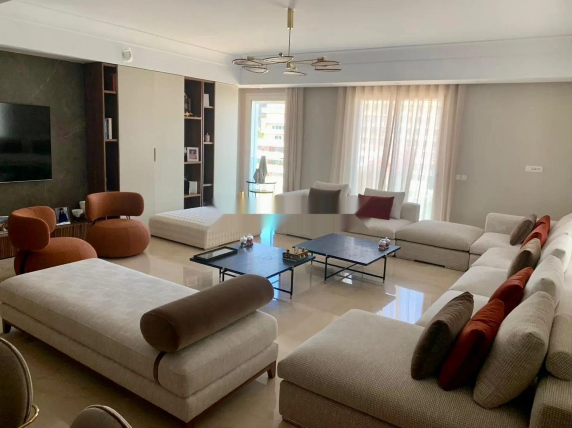Appartement meublé 3 chs CFC avec Solarium