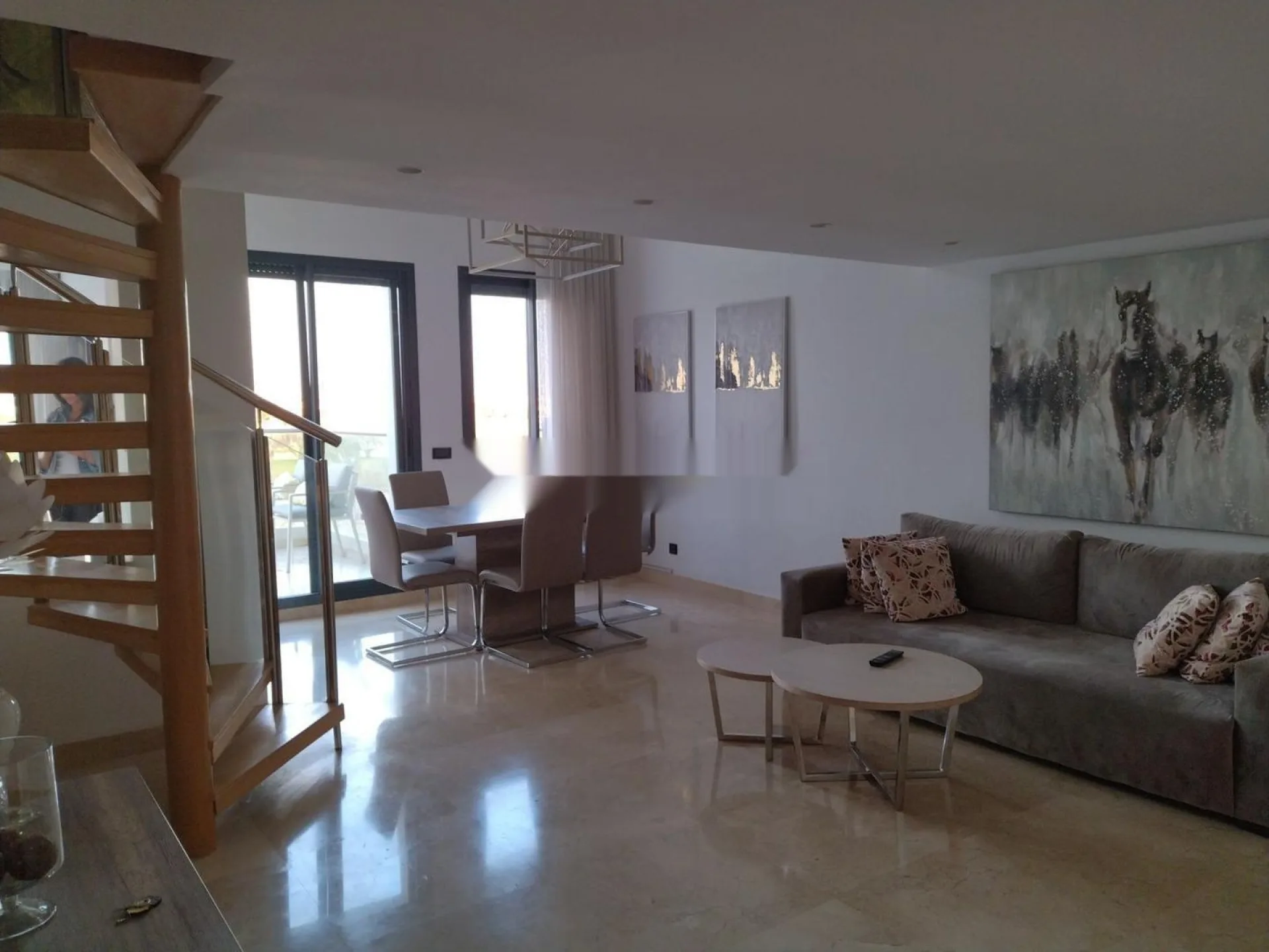 Duplex à louer meublé front golf