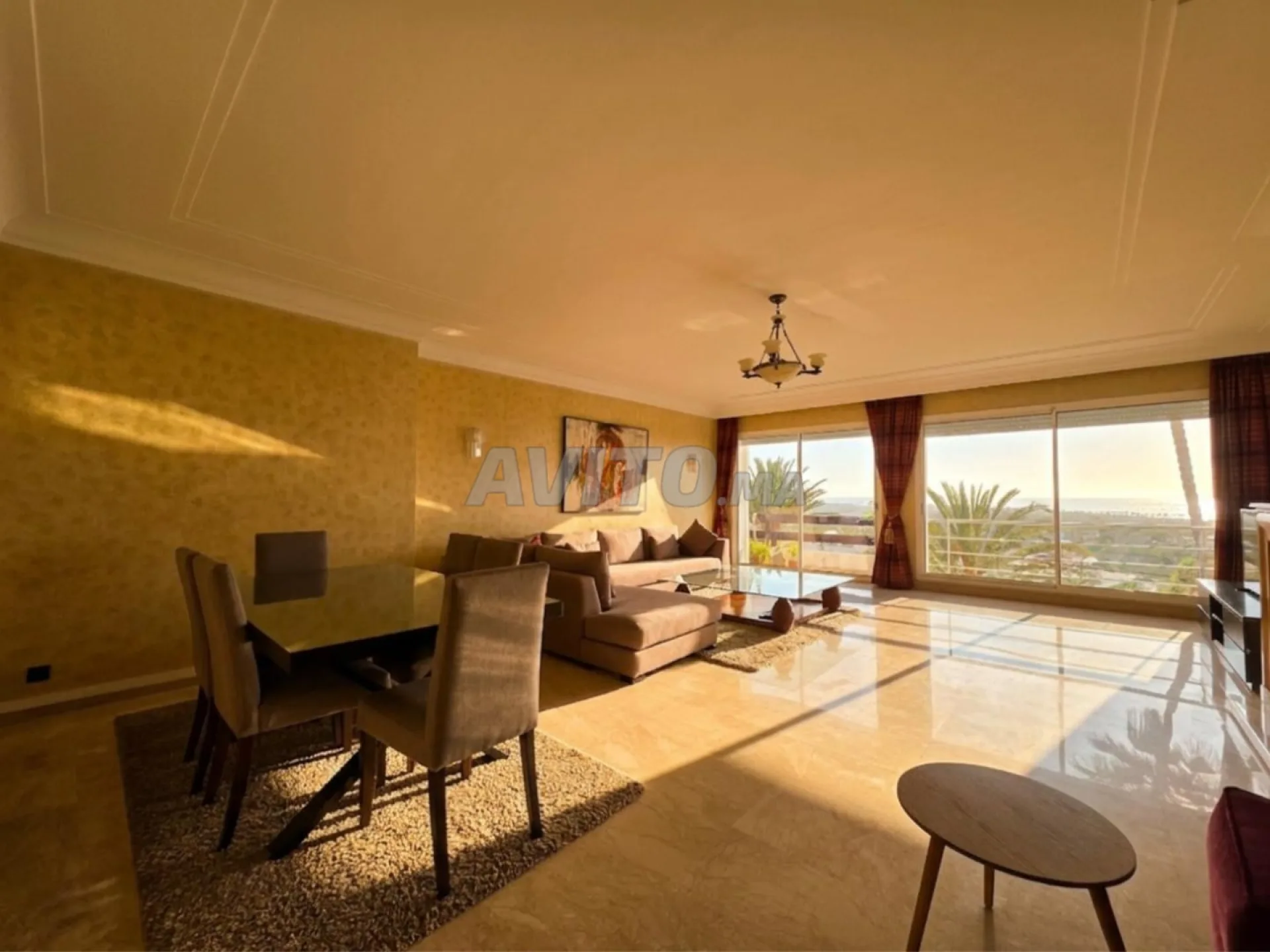 Appartement meublé vue mer, Ain Diab