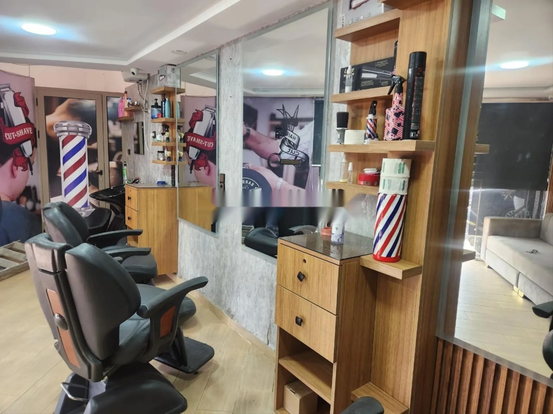 Salon de coiffure pour hommes à gérer