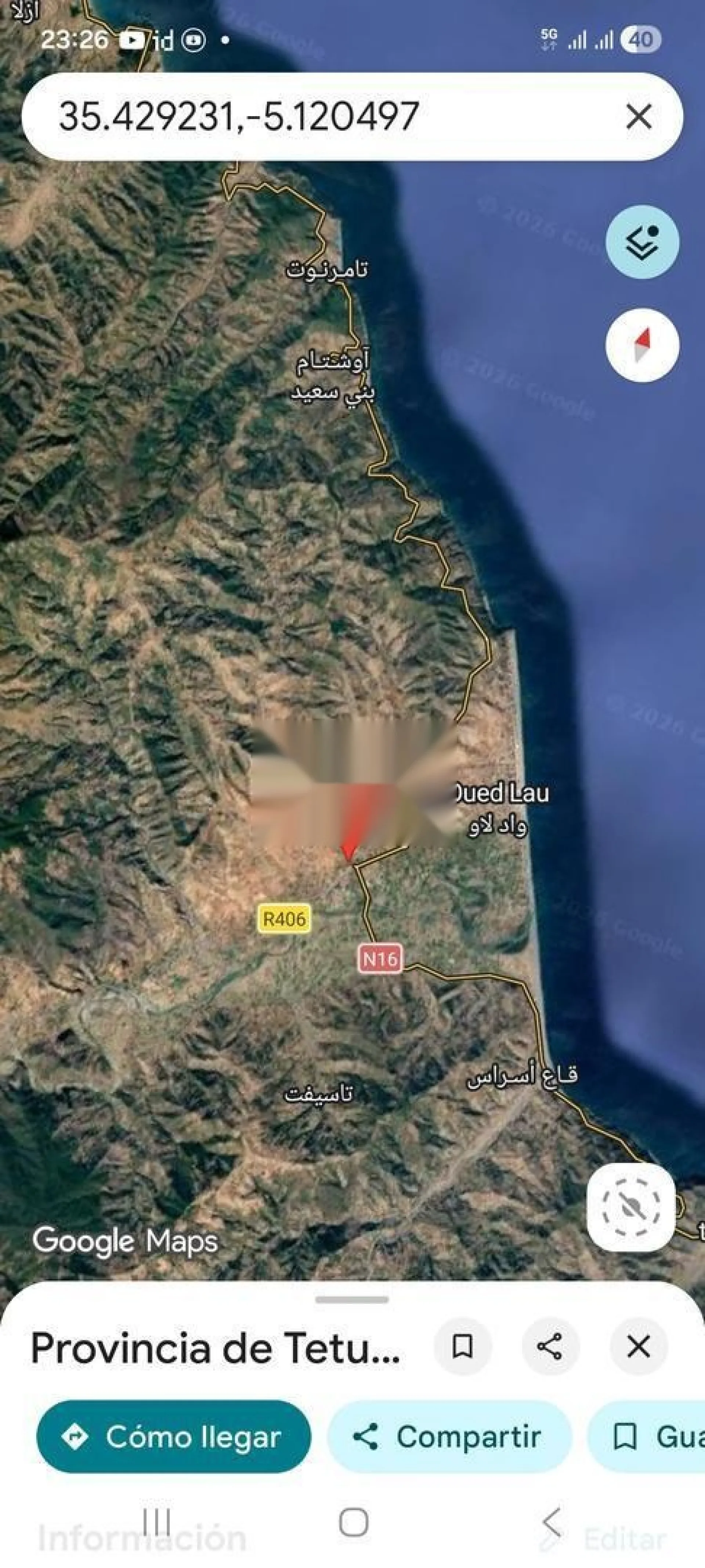 Terrain rond avec fondations