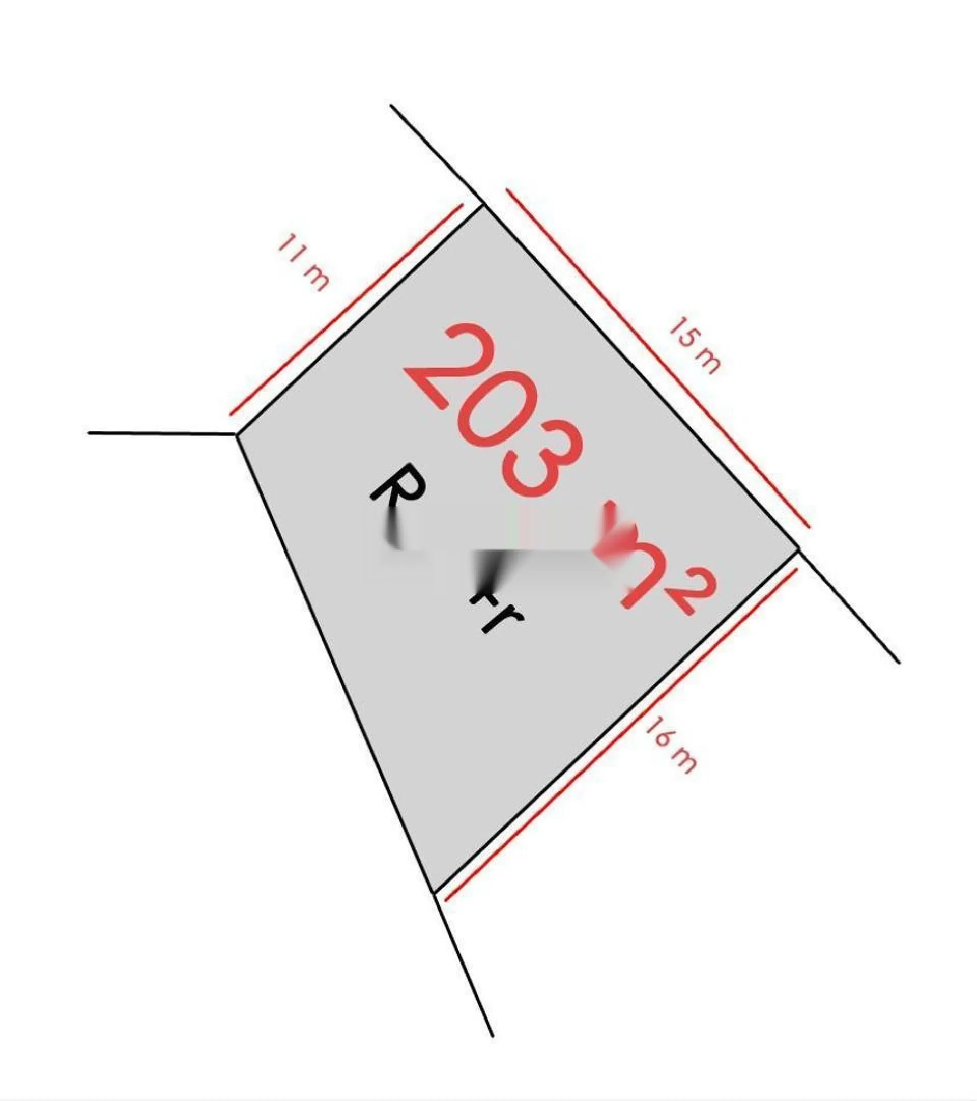 Zone immeuble R+4 R pour construction